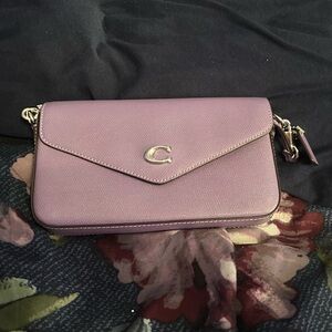 Purple Coach Wyn Crossbody-NWT